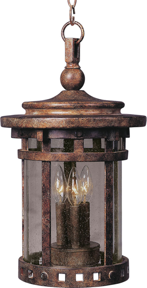 Myhouse Lighting Maxim - 3138CDSE - Three Light Outdoor Hanging Lantern - Santa Barbara DC - Sienna