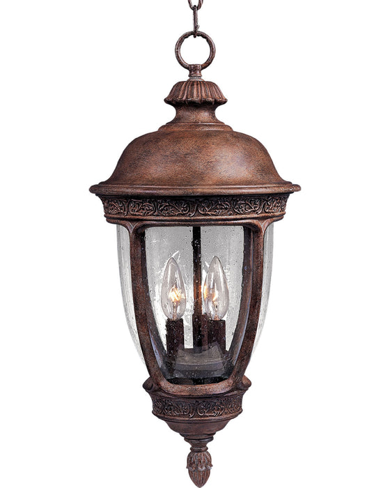 Myhouse Lighting Maxim - 3468CDSE - Three Light Outdoor Hanging Lantern - Knob Hill DC - Sienna