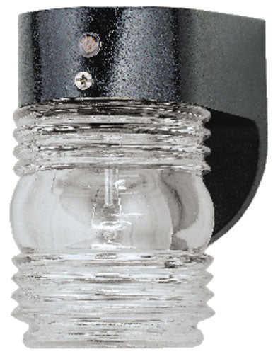 Myhouse Lighting Westinghouse Lighting - 6694900 - One Light Wall Fixture - Jelly Jar - Black
