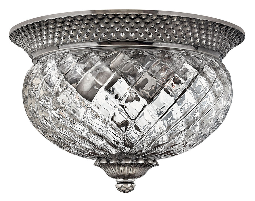 Myhouse Lighting Hinkley - 4102PL - LED Flush Mount - Plantation - Polished Antique Nickel