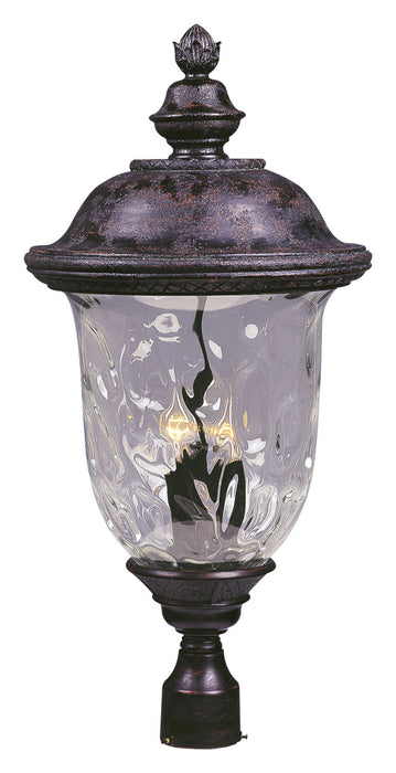 Myhouse Lighting Maxim - 3421WGOB - Three Light Outdoor Pole/Post Lantern - Carriage House DC - Oriental Bronze