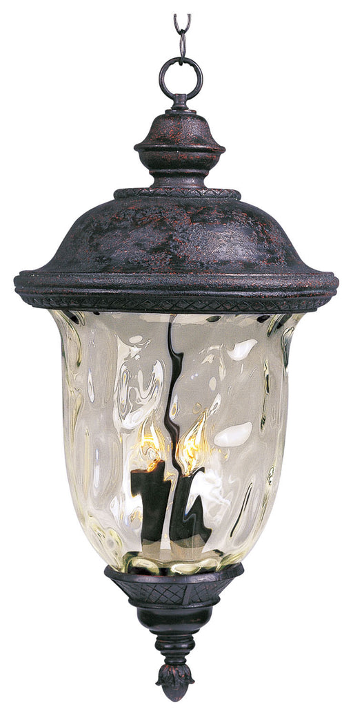 Myhouse Lighting Maxim - 3428WGOB - Three Light Outdoor Hanging Lantern - Carriage House DC - Oriental Bronze