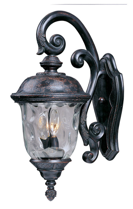 Myhouse Lighting Maxim - 3497WGOB - Three Light Outdoor Wall Lantern - Carriage House DC - Oriental Bronze