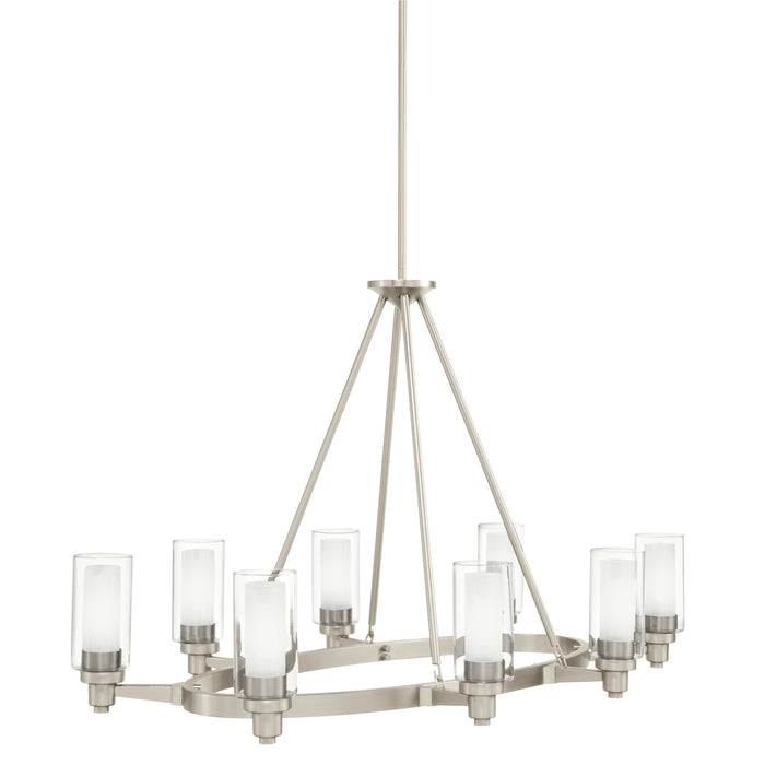 Myhouse Lighting Kichler - 2345NI - Eight Light Chandelier - Circolo - Brushed Nickel