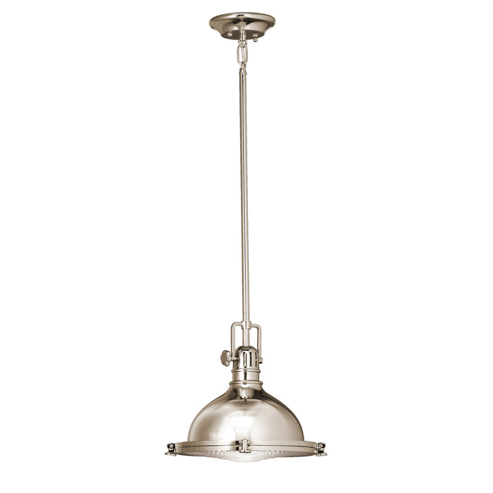 Myhouse Lighting Kichler - 2665PN - One Light Pendant - Hatteras Bay - Polished Nickel