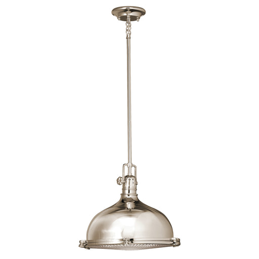 Myhouse Lighting Kichler - 2666PN - One Light Pendant - Hatteras Bay - Polished Nickel