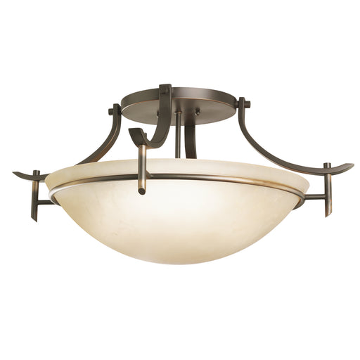 Myhouse Lighting Kichler - 3606OZ - Three Light Semi Flush Mount - Olympia - Olde Bronze