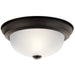 Myhouse Lighting Kichler - 8111OZ - Two Light Flush Mount - No Family - Olde Bronze