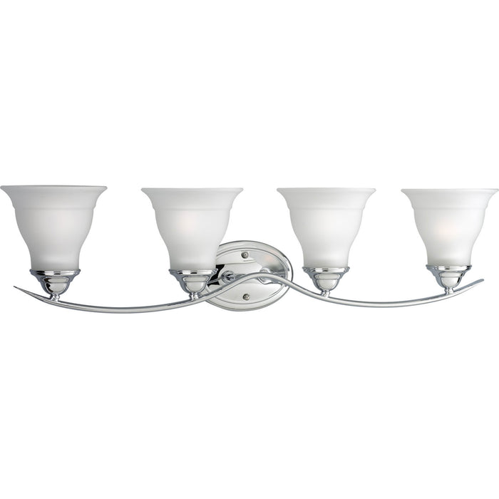 Myhouse Lighting Progress Lighting - P3193-15 - Four Light Bath Bracket - Trinity - Polished Chrome