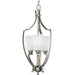 Myhouse Lighting Progress Lighting - P3509-09 - Three Light Foyer Pendant - Wisten - Brushed Nickel