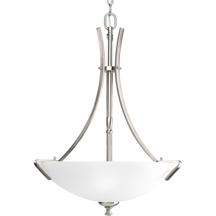 Myhouse Lighting Progress Lighting - P3757-09 - Three Light Foyer Pendant - Wisten - Brushed Nickel