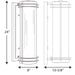 Myhouse Lighting Progress Lighting - P5899-108 - Two Light Wall Lantern - Penfield - Oil Rubbed Bronze