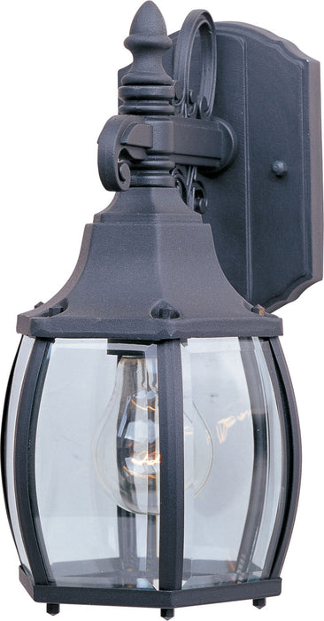 Myhouse Lighting Maxim - 1031BK - One Light Outdoor Wall Lantern - Crown Hill - Black