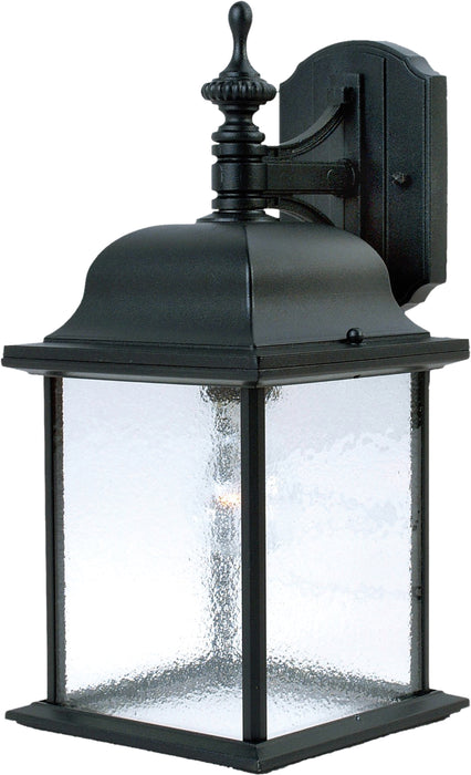 Myhouse Lighting Maxim - 1056BK - One Light Outdoor Wall Lantern - Senator - Black