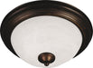 Myhouse Lighting Maxim - 5842MROI - Three Light Flush Mount - Essentials - 584x - Oil Rubbed Bronze