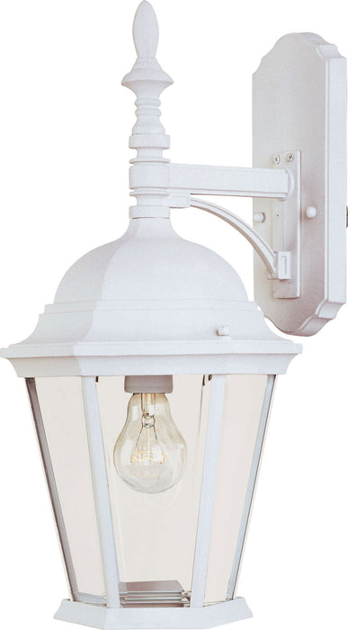 Myhouse Lighting Maxim - 1004WT - One Light Outdoor Wall Lantern - Westlake - White