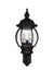 Myhouse Lighting Maxim - 1037BK - Four Light Outdoor Wall Lantern - Crown Hill - Black