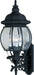 Myhouse Lighting Maxim - 1037BK - Four Light Outdoor Wall Lantern - Crown Hill - Black