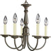 Myhouse Lighting Progress Lighting - P4009-20 - Five Light Chandelier - Five Light - Antique Bronze