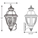 Myhouse Lighting Progress Lighting - P5737-31 - One Light Wall Lantern - Non-Metallic Incandescent - Black