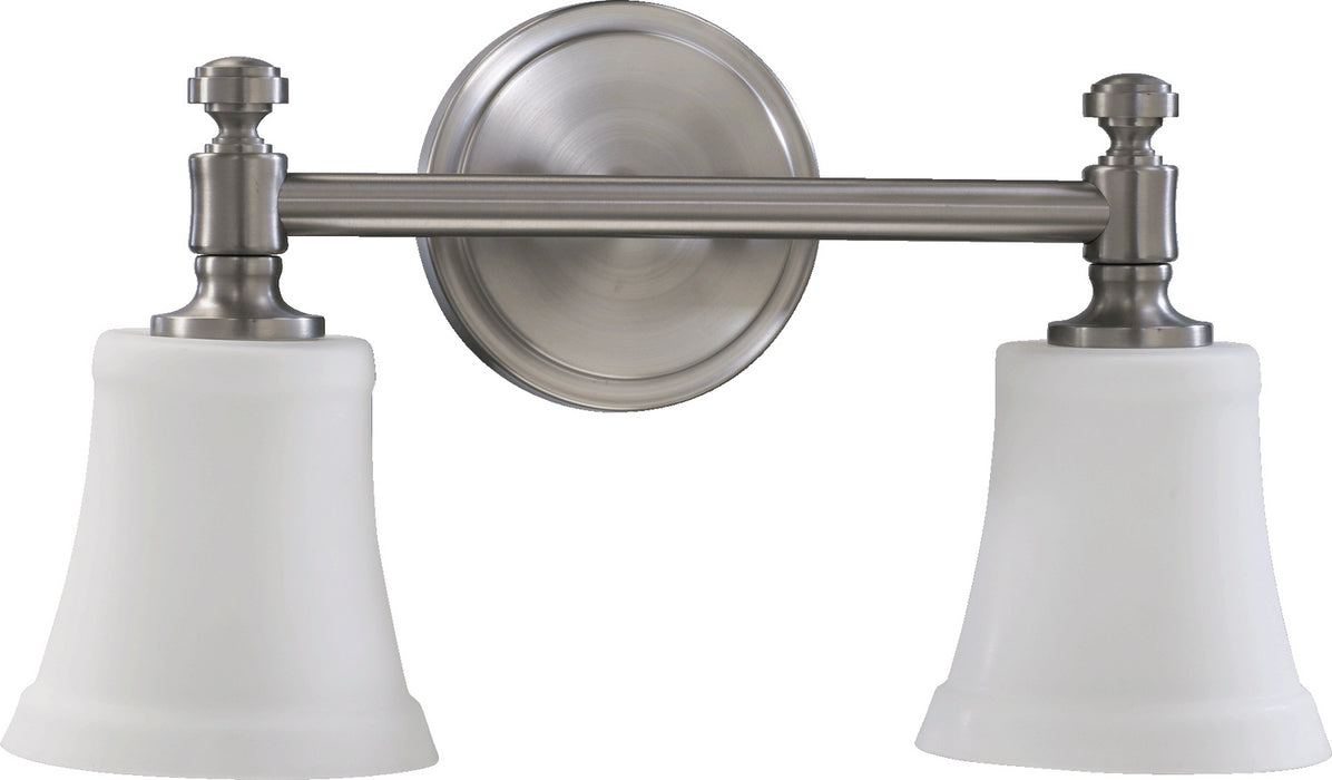 Myhouse Lighting Quorum - 5122-2-65 - Two Light Vanity - Rossington - Satin Nickel