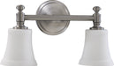 Myhouse Lighting Quorum - 5122-2-65 - Two Light Vanity - Rossington - Satin Nickel