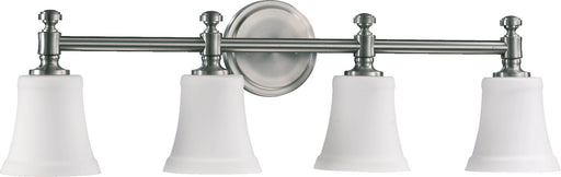 Myhouse Lighting Quorum - 5122-4-65 - Four Light Vanity - Rossington - Satin Nickel