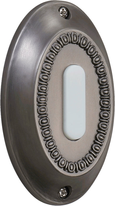 Myhouse Lighting Quorum - 7-307-92 - Door Chime Button - 7-307 Door Buttons - Antique Silver