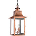 Myhouse Lighting Quoizel - CM1912AC - Three Light Outdoor Hanging Lantern - Chalmers - Aged Copper