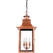 Myhouse Lighting Quoizel - CM1912AC - Three Light Outdoor Hanging Lantern - Chalmers - Aged Copper