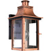 Myhouse Lighting Quoizel - CM8408AC - One Light Outdoor Wall Lantern - Chalmers - Aged Copper