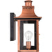 Myhouse Lighting Quoizel - CM8408AC - One Light Outdoor Wall Lantern - Chalmers - Aged Copper