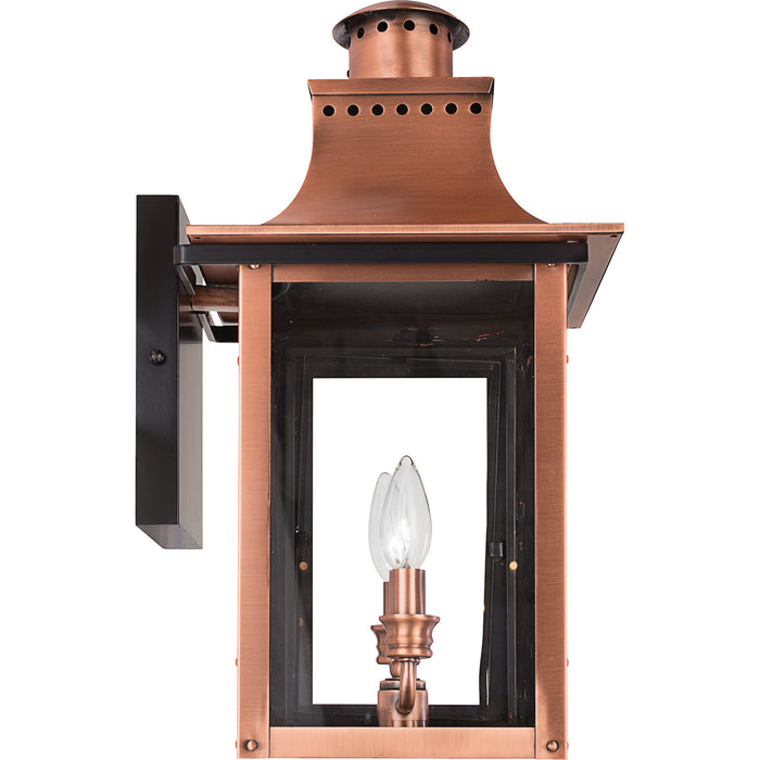 Myhouse Lighting Quoizel - CM8410AC - Two Light Outdoor Wall Lantern - Chalmers - Aged Copper