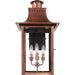 Myhouse Lighting Quoizel - CM8412AC - Three Light Outdoor Wall Lantern - Chalmers - Aged Copper