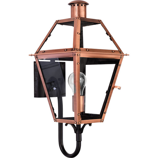 Myhouse Lighting Quoizel - RO8410AC - One Light Outdoor Wall Lantern - Rue De Royal - Aged Copper