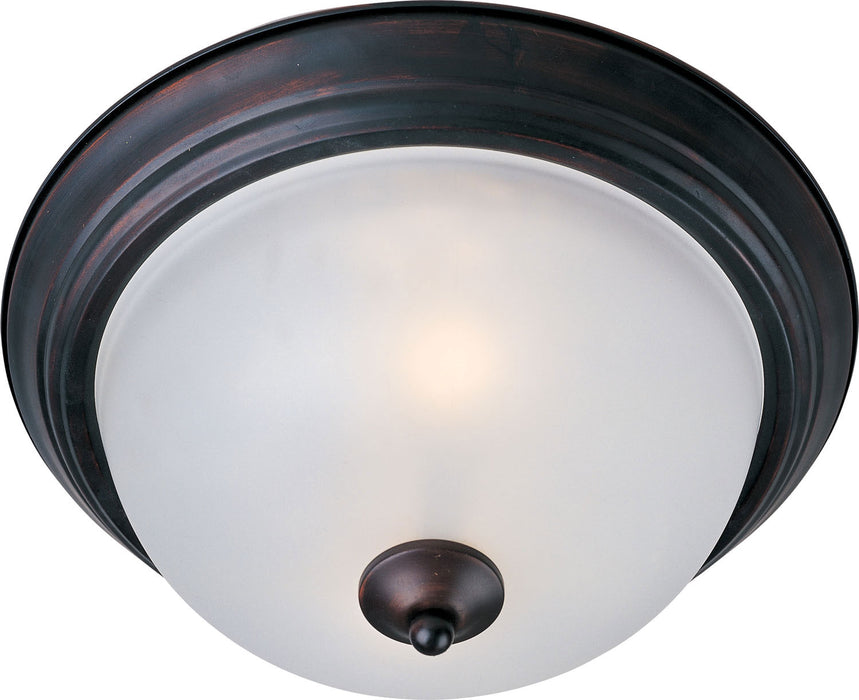 Myhouse Lighting Maxim - 5840FTOI - One Light Flush Mount - Essentials - 584x - Oil Rubbed Bronze