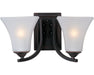 Myhouse Lighting Maxim - 20099FTOI - Two Light Bath Vanity - Aurora - Oil Rubbed Bronze