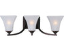 Myhouse Lighting Maxim - 20100FTOI - Three Light Bath Vanity - Aurora - Oil Rubbed Bronze