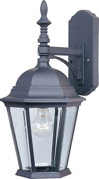 Myhouse Lighting Maxim - 1004BK - One Light Outdoor Wall Lantern - Westlake - Black