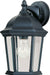 Myhouse Lighting Maxim - 1024BK - One Light Outdoor Wall Lantern - Builder Cast - Black