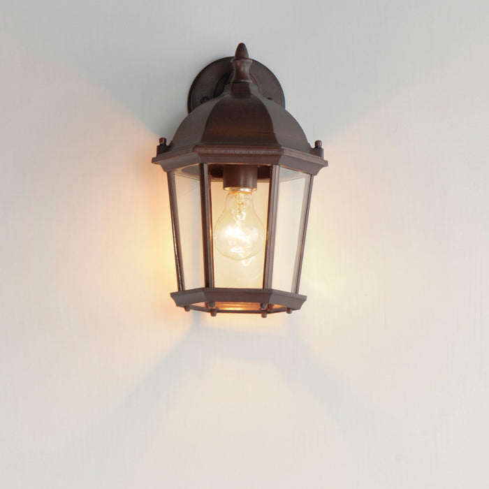 Myhouse Lighting Maxim - 1024EB - One Light Outdoor Wall Lantern - Builder Cast - Empire Bronze