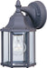 Myhouse Lighting Maxim - 1026BK - One Light Outdoor Wall Lantern - Builder Cast - Black