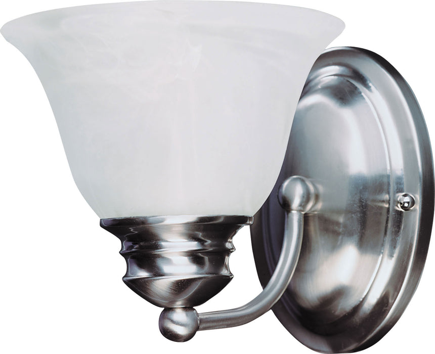 Myhouse Lighting Maxim - 2686MRSN - One Light Wall Sconce - Malaga - Satin Nickel