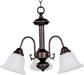 Myhouse Lighting Maxim - 2697MROI - Three Light Chandelier - Malaga - Oil Rubbed Bronze