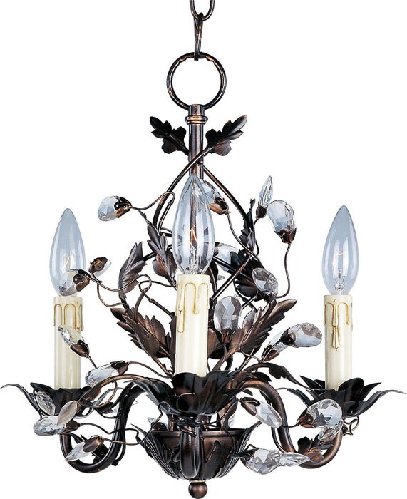 Myhouse Lighting Maxim - 2855OI - Three Light Chandelier - Elegante - Oil Rubbed Bronze