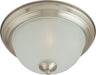 Myhouse Lighting Maxim - 5830FTSN - One Light Flush Mount - Essentials - 583x - Satin Nickel