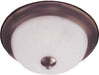 Myhouse Lighting Maxim - 5831FTOI - Two Light Flush Mount - Essentials - 583x - Oil Rubbed Bronze