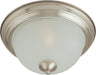 Myhouse Lighting Maxim - 5831FTSN - Two Light Flush Mount - Essentials - 583x - Satin Nickel