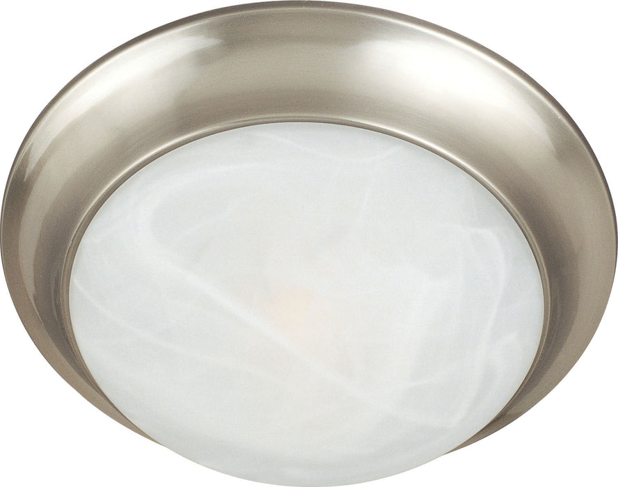 Myhouse Lighting Maxim - 5850MRSN - One Light Flush Mount - Essentials - 585x - Satin Nickel