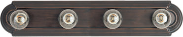 Myhouse Lighting Maxim - 7124OI - Four Light Bath Vanity - Essentials - 712x - Oil Rubbed Bronze